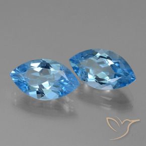 Shop natural 8.09ct スイスブルー トパーズ gems, マーキーズ, from ブラジル at GemSelect. In stock, global shipping!