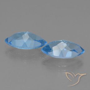 Shop natural 8.09ct スイスブルー トパーズ gems, マーキーズ, from ブラジル at GemSelect. In stock, global shipping!