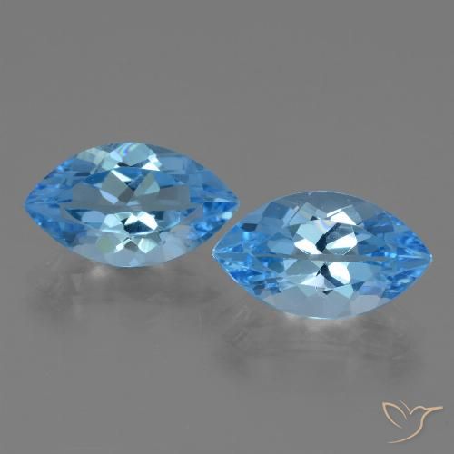 Shop natural 8.55ct スイスブルー トパーズ gems, マーキーズ, from ブラジル at GemSelect. In stock, global shipping!