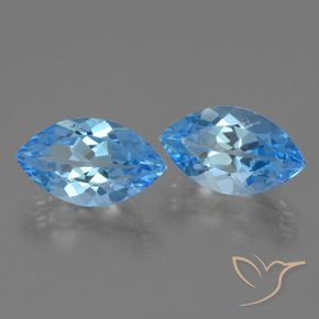 Shop natural 8.55ct スイスブルー トパーズ gems, マーキーズ, from ブラジル at GemSelect. In stock, global shipping!
