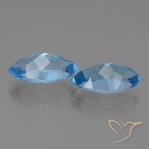 Shop natural 8.71ct スイスブルー トパーズ gems, マーキーズ, from ブラジル at GemSelect. In stock, global shipping!