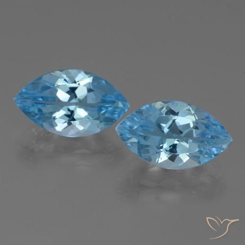 Shop natural 8.32ct スイスブルー トパーズ gems, マーキーズ, from ブラジル at GemSelect. In stock, global shipping!