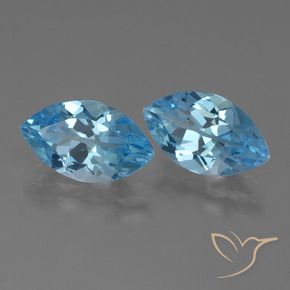 Shop natural 8.32ct スイスブルー トパーズ gems, マーキーズ, from ブラジル at GemSelect. In stock, global shipping!
