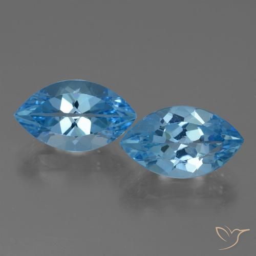 Shop natural 8.68ct スイスブルー トパーズ gems, マーキーズ, from ブラジル at GemSelect. In stock, global shipping!