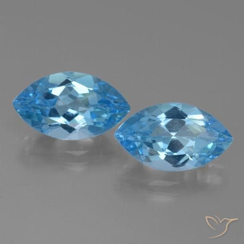 Shop natural 8.32ct スイスブルー トパーズ gems, マーキーズ, from ブラジル at GemSelect. In stock, global shipping!