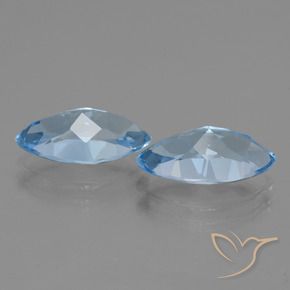 Shop natural 7.94ct スイスブルー トパーズ gems, マーキーズ, from ブラジル at GemSelect. In stock, global shipping!