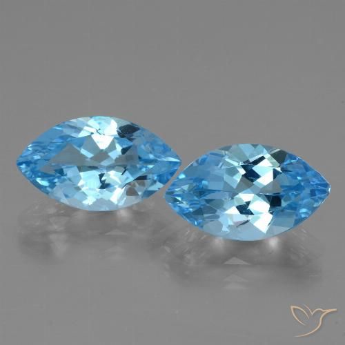 Shop natural 8.11ct スイスブルー トパーズ gems, マーキーズ, from ブラジル at GemSelect. In stock, global shipping!