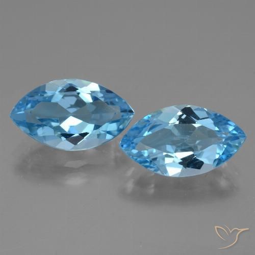 Shop natural 8.22ct スイスブルー トパーズ gems, マーキーズ, from ブラジル at GemSelect. In stock, global shipping!