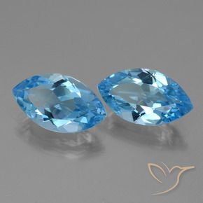 Shop natural 8.22ct スイスブルー トパーズ gems, マーキーズ, from ブラジル at GemSelect. In stock, global shipping!
