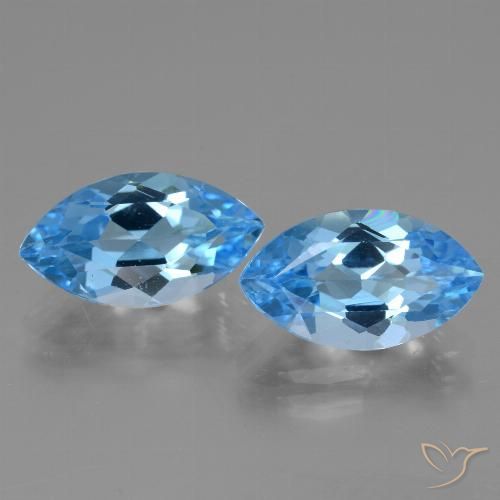 Shop natural 8.28ct スイスブルー トパーズ gems, マーキーズ, from ブラジル at GemSelect. In stock, global shipping!