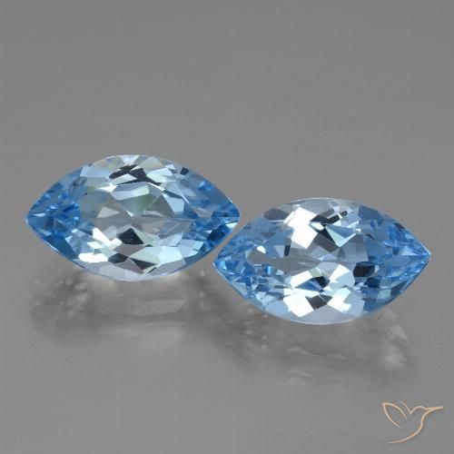 Shop natural 8.42ct スイスブルー トパーズ gems, マーキーズ, from ブラジル at GemSelect. In stock, global shipping!