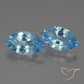 Shop natural 7.63ct スカイブルー トパーズ gems, マーキーズ, from ブラジル at GemSelect. In stock, global shipping!
