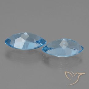 Shop natural 8.25ct スイスブルー トパーズ gems, マーキーズ, from ブラジル at GemSelect. In stock, global shipping!