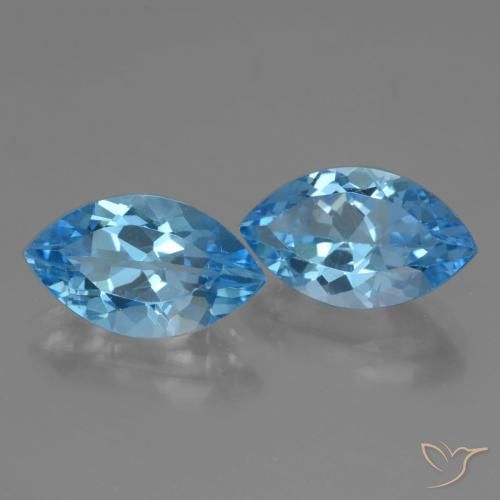 Shop natural 8.00ct スイスブルー トパーズ gems, マーキーズ, from ブラジル at GemSelect. In stock, global shipping!