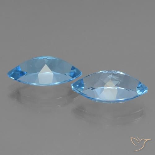 Shop natural 8.00ct スイスブルー トパーズ gems, マーキーズ, from ブラジル at GemSelect. In stock, global shipping!