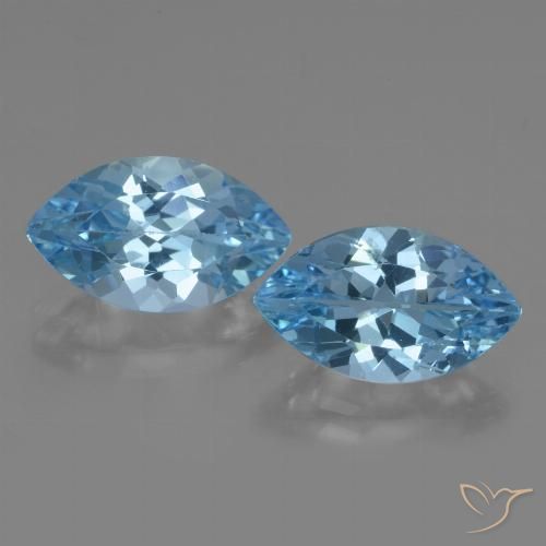 Shop natural 8.42ct スイスブルー トパーズ gems, マーキーズ, from ブラジル at GemSelect. In stock, global shipping!
