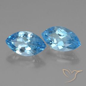 Shop natural 8.58ct スイスブルー トパーズ gems, マーキーズ, from ブラジル at GemSelect. In stock, global shipping!