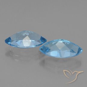 Shop natural 8.58ct スイスブルー トパーズ gems, マーキーズ, from ブラジル at GemSelect. In stock, global shipping!