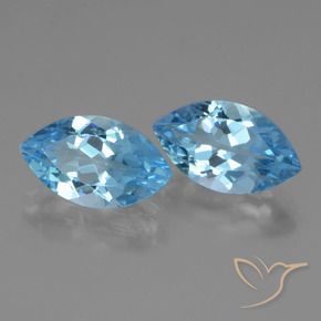 Shop natural 8.02ct スイスブルー トパーズ gems, マーキーズ, from ブラジル at GemSelect. In stock, global shipping!
