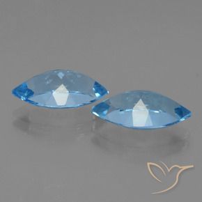 Shop natural 8.02ct スイスブルー トパーズ gems, マーキーズ, from ブラジル at GemSelect. In stock, global shipping!