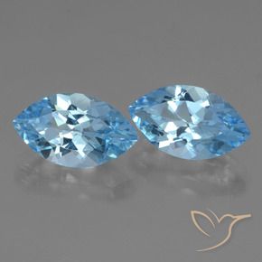 Shop natural 8.10ct スカイブルー トパーズ gems, マーキーズ, from ブラジル at GemSelect. In stock, global shipping!