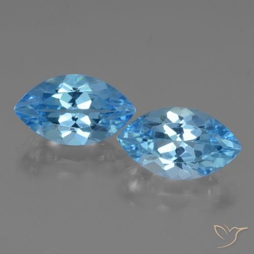 Shop natural 8.23ct スイスブルー トパーズ gems, マーキーズ, from ブラジル at GemSelect. In stock, global shipping!
