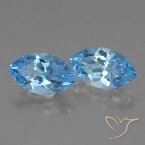 Shop natural 8.23ct スイスブルー トパーズ gems, マーキーズ, from ブラジル at GemSelect. In stock, global shipping!