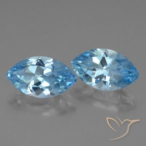 Shop natural 8.04ct スイスブルー トパーズ gems, マーキーズ, from ブラジル at GemSelect. In stock, global shipping!