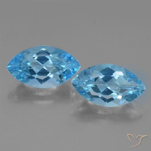 Shop natural 8.36ct スイスブルー トパーズ gems, マーキーズ, from ブラジル at GemSelect. In stock, global shipping!