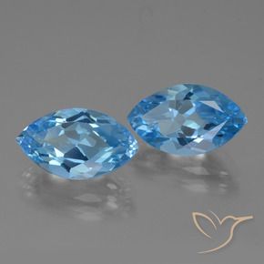 Shop natural 8.43ct スイスブルー トパーズ gems, マーキーズ, from ブラジル at GemSelect. In stock, global shipping!