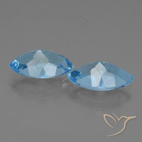Shop natural 8.43ct スイスブルー トパーズ gems, マーキーズ, from ブラジル at GemSelect. In stock, global shipping!