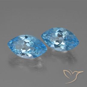 Shop natural 8.63ct スイスブルー トパーズ gems, マーキーズ, from ブラジル at GemSelect. In stock, global shipping!