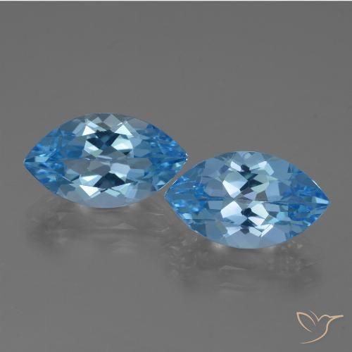 Shop natural 8.21ct スイスブルー トパーズ gems, マーキーズ, from ブラジル at GemSelect. In stock, global shipping!