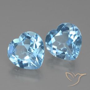 Shop natural 5.66ct スカイブルー トパーズ gems, 心臓, from ブラジル at GemSelect. In stock, global shipping!