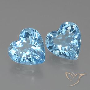Shop natural 5.86ct スイスブルー トパーズ gems, 心臓, from ブラジル at GemSelect. In stock, global shipping!