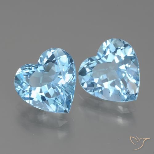 Shop natural 5.84ct スカイブルー トパーズ gems, 心臓, from ブラジル at GemSelect. In stock, global shipping!