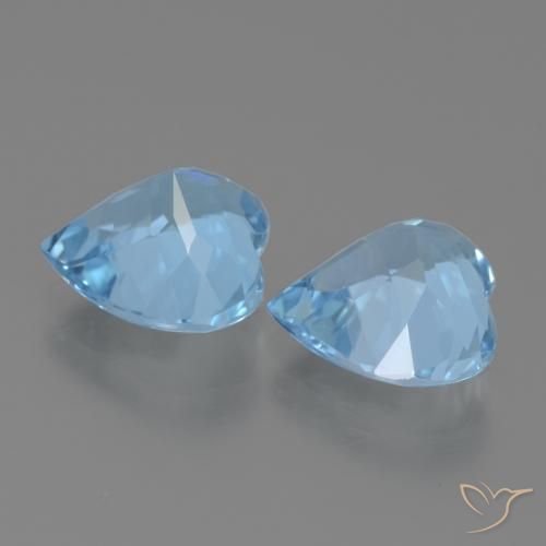 Shop natural 5.84ct スカイブルー トパーズ gems, 心臓, from ブラジル at GemSelect. In stock, global shipping!