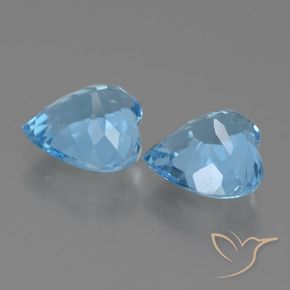 Shop natural 5.80ct スカイブルー トパーズ gems, 心臓, from ブラジル at GemSelect. In stock, global shipping!