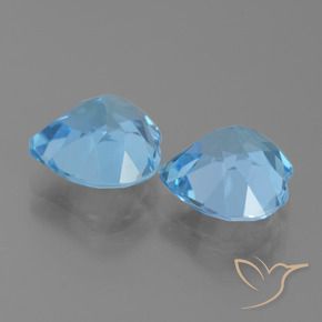 Shop natural 5.91ct スカイブルー トパーズ gems, 心臓, from ブラジル at GemSelect. In stock, global shipping!