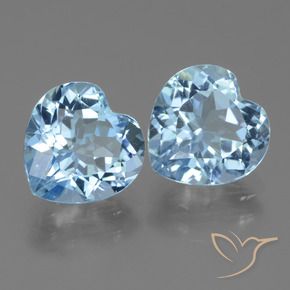 Shop natural 6.41ct スカイブルー トパーズ gems, 心臓, from ブラジル at GemSelect. In stock, global shipping!