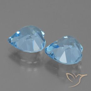 Shop natural 6.29ct スカイブルー トパーズ gems, 心臓, from ブラジル at GemSelect. In stock, global shipping!