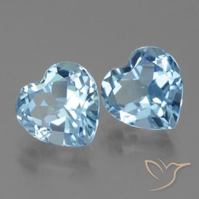 Shop natural 6.69ct スカイブルー トパーズ gems, 心臓, from ブラジル at GemSelect. In stock, global shipping!
