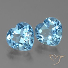 Shop natural 5.94ct スカイブルー トパーズ gems, 心臓, from ブラジル at GemSelect. In stock, global shipping!