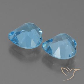 Shop natural 5.94ct スカイブルー トパーズ gems, 心臓, from ブラジル at GemSelect. In stock, global shipping!