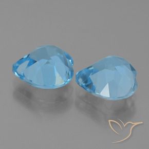 Shop natural 5.95ct スカイブルー トパーズ gems, 心臓, from ブラジル at GemSelect. In stock, global shipping!