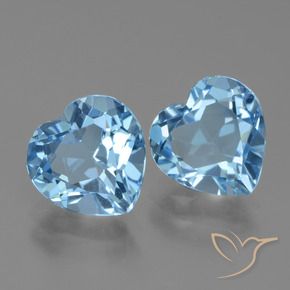 Shop natural 6.13ct スカイブルー トパーズ gems, 心臓, from ブラジル at GemSelect. In stock, global shipping!