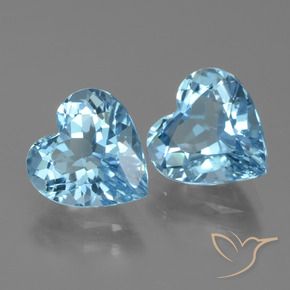 Shop natural 6.04ct スカイブルー トパーズ gems, 心臓, from ブラジル at GemSelect. In stock, global shipping!