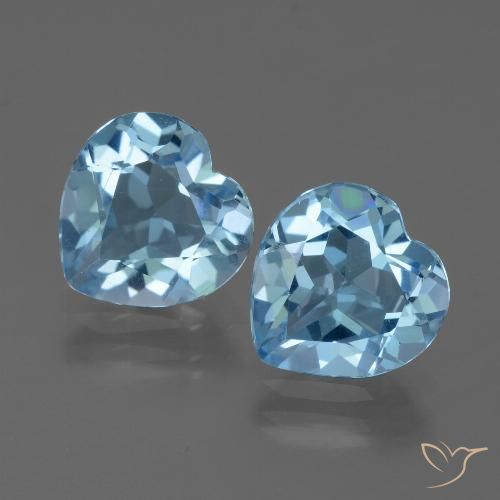 Shop natural 5.36ct スカイブルー トパーズ gems, 心臓, from ブラジル at GemSelect. In stock, global shipping!