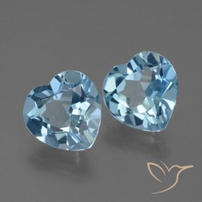 Shop natural 5.36ct スカイブルー トパーズ gems, 心臓, from ブラジル at GemSelect. In stock, global shipping!