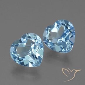 Shop natural 5.83ct スカイブルー トパーズ gems, 心臓, from ブラジル at GemSelect. In stock, global shipping!